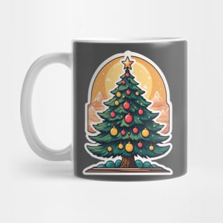 Christmas Tree Drawing Mug
